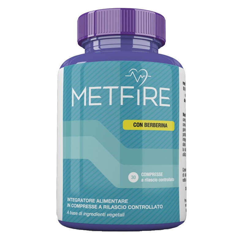 Metfire - 30 capsule a rilascio controllato da 650 mg senza glutine