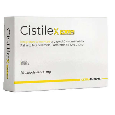Cetra pharma - Cistilex plus 20 capsule da 500 mg