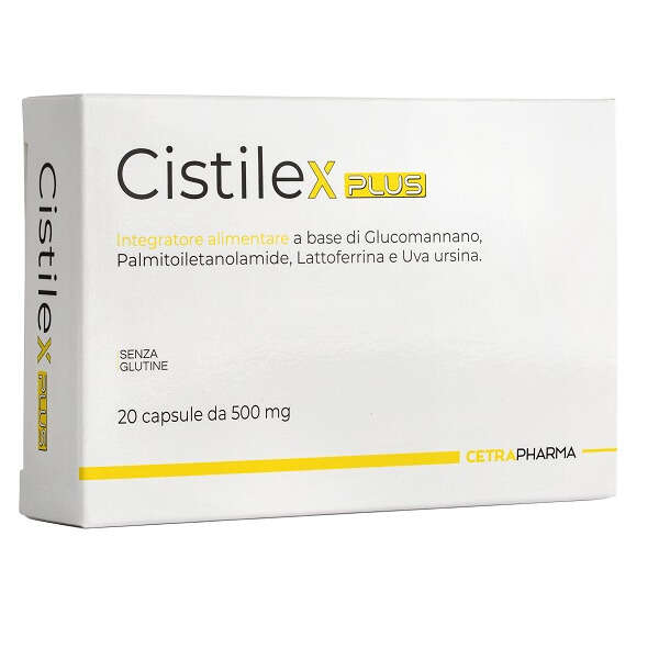Cetra pharma - Cistilex plus 20 capsule da 500 mg