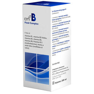 Oti bfluid complex - Oti b fluid complex 200 ml senza glutine