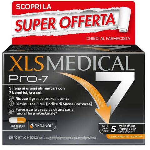 Xls - Medical pro-7 180 capsule taglio prezzo