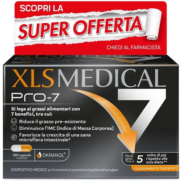Xls - Medical pro-7 180 capsule taglio prezzo