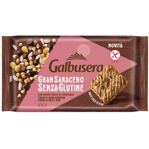 Galbusera grano saraceno - Gran saraceno biscotto con gocce di cioccolato 260 g