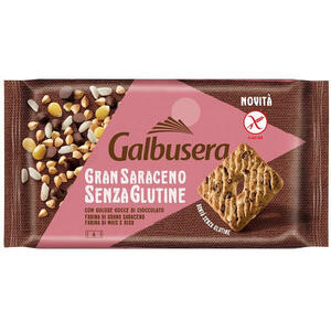 Galbusera grano saraceno - Gran saraceno biscotto con gocce di cioccolato 260 g