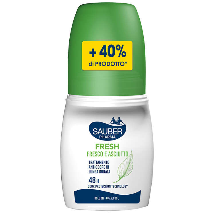 Sauber - Deo 48h fresh fresco e asciutto roll on 70 ml