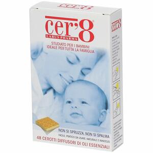 Cer'8 - Cuscinetti adesivi anti zanzare scatola da 48 cuscinetti