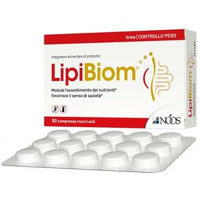 Lipibiom - 30 compresse masticabili senza glutine senza lattosio