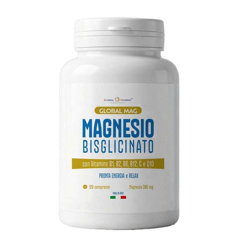 Global pharma - Global mag 120 compresse 1 g senza glutine senza lattosio