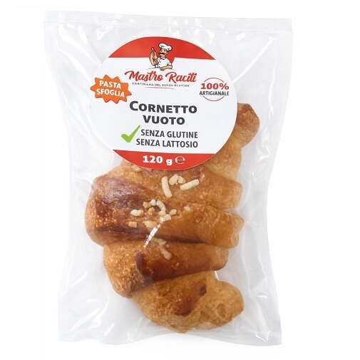 Mastro raciti cornetto vuoto - 120 g senza glutine senza lattosio