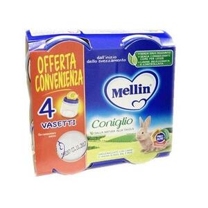 Mellin - OMOGENEIZZATO CONIGLIO 4X80 G