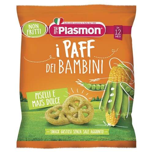 Plasmon - DRY SNACK PAFF PISELLI-MAIS 15 G