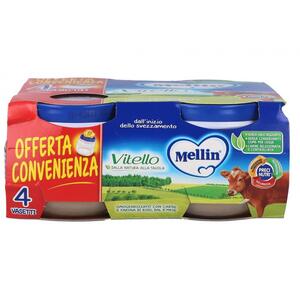 Mellin - OMOGENEIZZATO VITELLO 4 PEZZI X 80 G