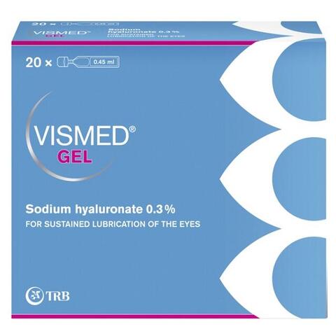 Vismed gel - Collirio lubrificante  acido ialuronico 0,3% 20 fialette x 0,45 ml