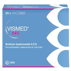 Vismed gel - Collirio lubrificante  acido ialuronico 0,3% 20 fialette x 0,45 ml