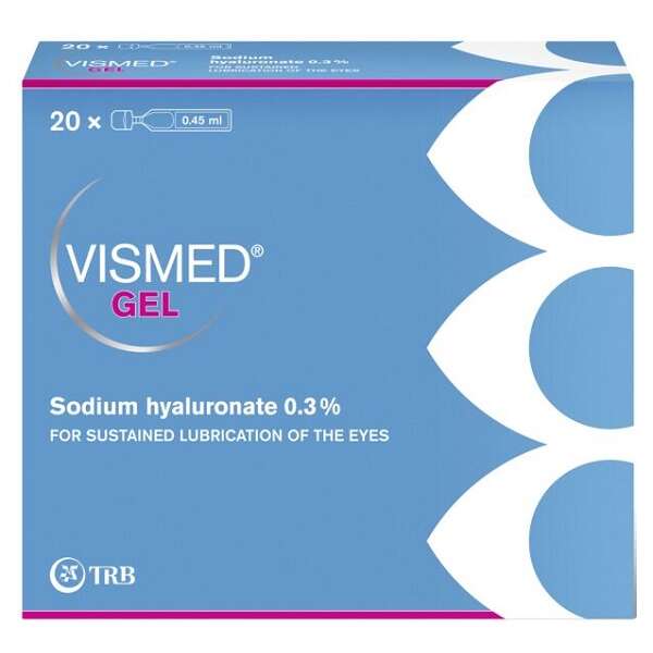 Vismed gel - Collirio lubrificante  acido ialuronico 0,3% 20 fialette x 0,45 ml