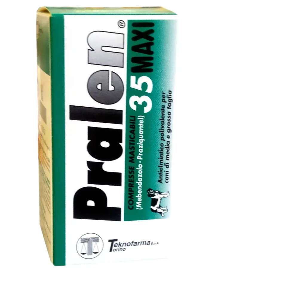 TEKNOFARMA - PRALEN MAXI*35 cpr masticabili 480 mg cani taglia media e grossa