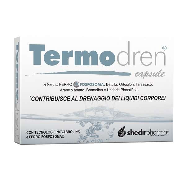 Termodren - 30 capsule senza glutine naturalmente privo di lattosio