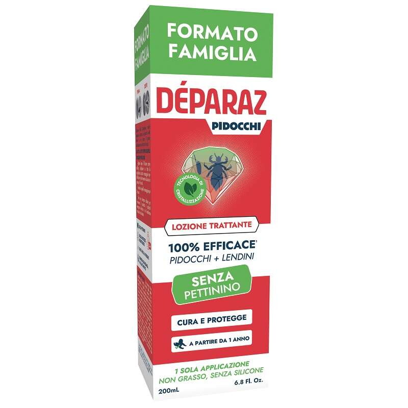 DÉparaz lozione anti pidocchi - Deparaz lozione trattante anti pidocchio 200 ml