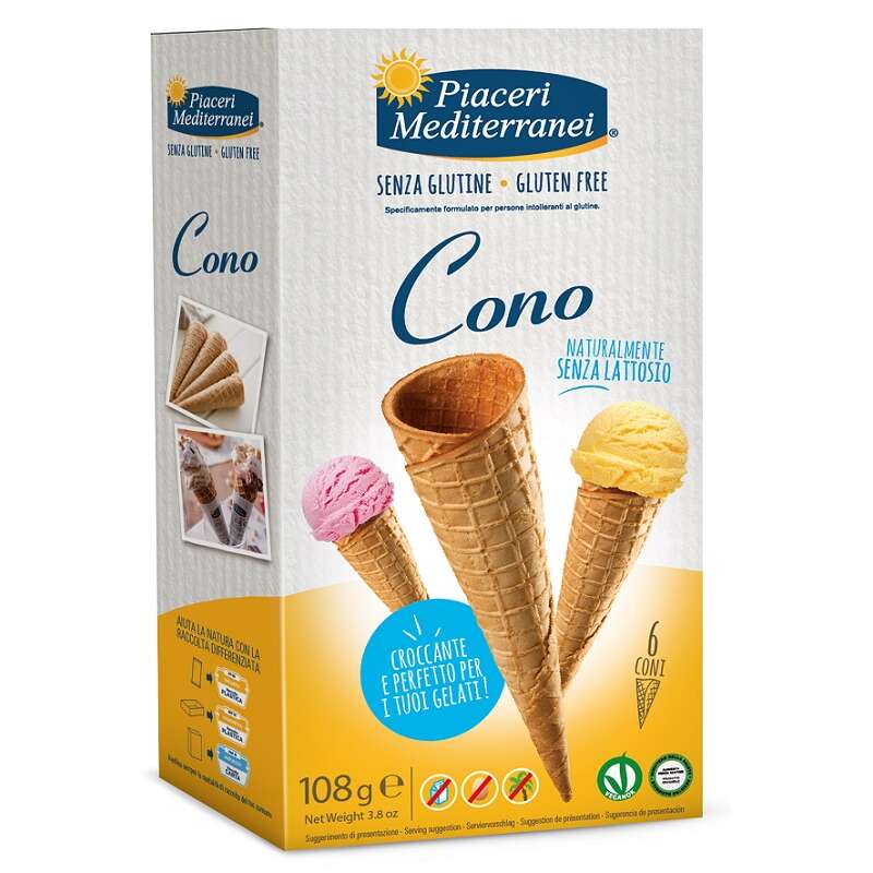 Piaceri meditteranei - Piaceri mediterranei cono 6 pezzi 18 g