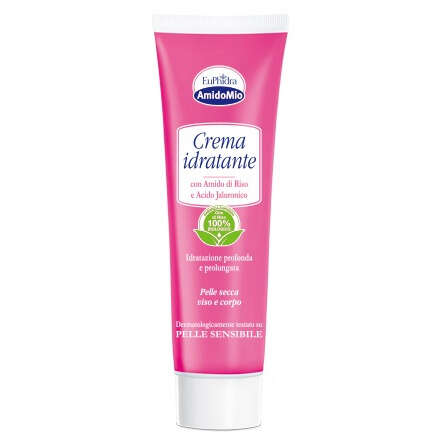 Euphidra - Amidomio crema idratante con amido di riso lenitiva 50 ml