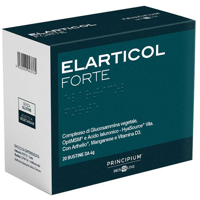 Principium - Elarticol forte 20 bustine da 4 g con edulcorante senza glutine