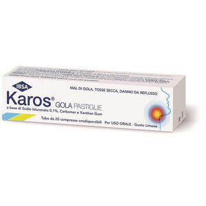 Karos - Gola 20 pastiglie orodispersibili