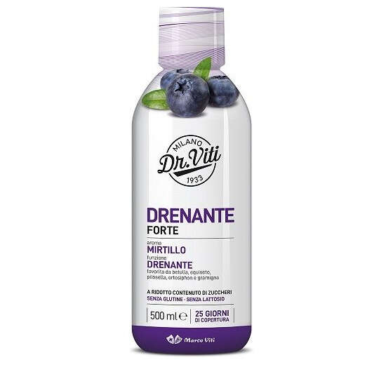 Fortemirtillo - Dr viti drenante forte mirtillo 500 ml senza zuccheri