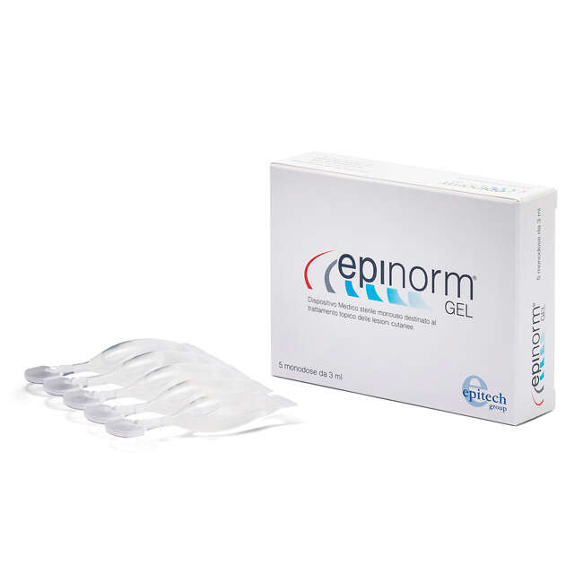 Epinorm gel - Trattamento lesioni cutanee da episiotomia 5 monodose 3 ml