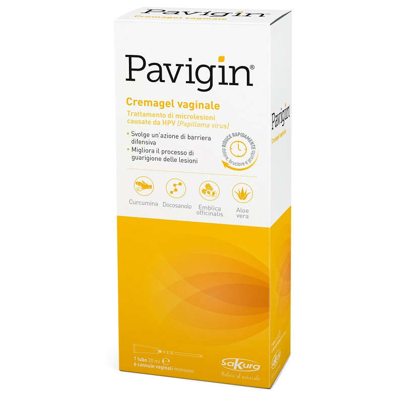 Pavigin - Cremagel vaginale 30 ml con 6 cannule vaginali monouso