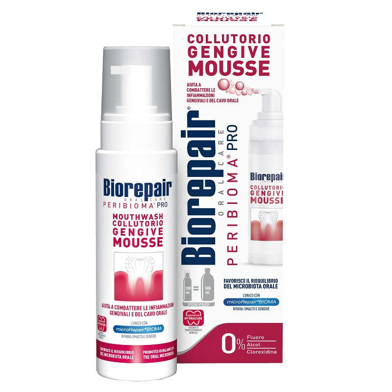 Biorepair - Oral care peribioma pro collutorio gengive mousse 200 ml