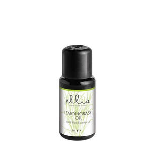 Ellia - Homedics ellie lemongrass olio essenziale puro al 100% 15 ml