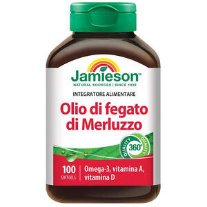 Biovita - Jamieson olio di fegato di merluzzo 100 perle