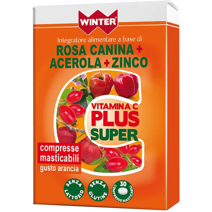 Winter vitamina c plus super - + zinco 30 compresse masticabili