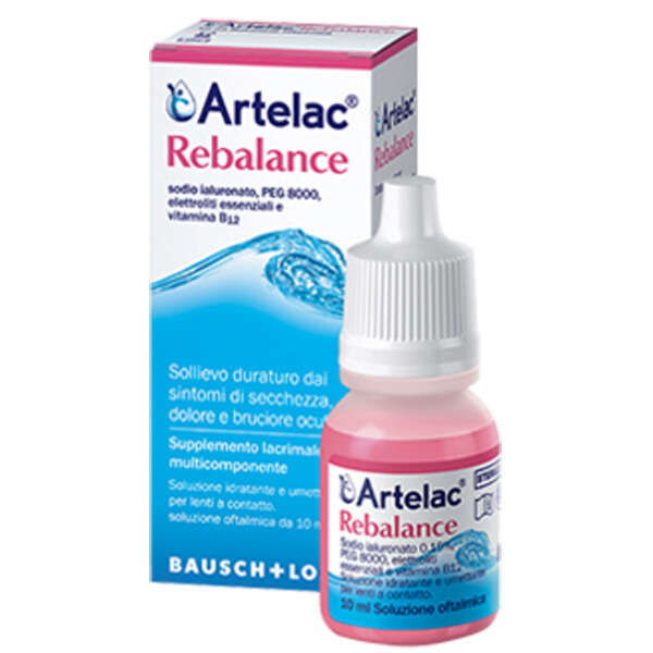 Artelac - Rebalance gocce oculari multidose senza conservanti 10 ml
