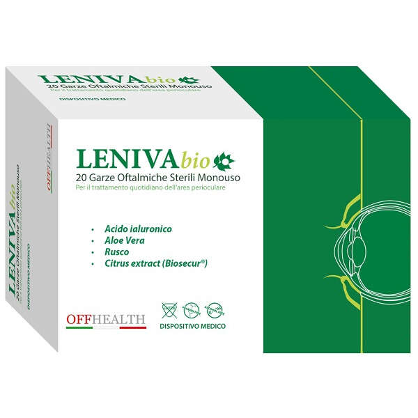 Offhealth - Leniva biosecur garze oftalmiche 20 pezzi