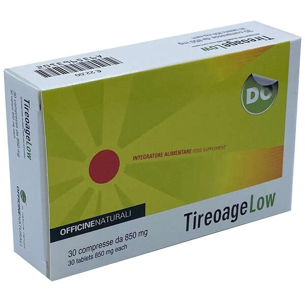 Officine naturali - Tireoage low 30 compresse 850 mg