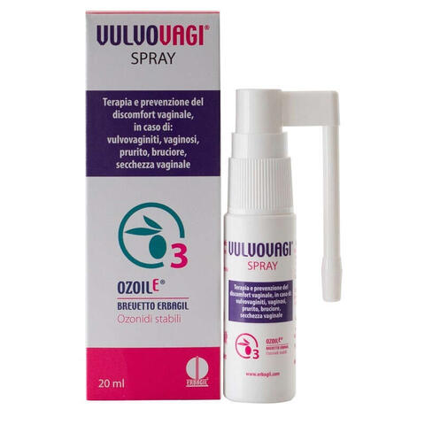 Erbagil - Vulvovagi spray per vulvovaginiti e secchezza vaginale 20 ml