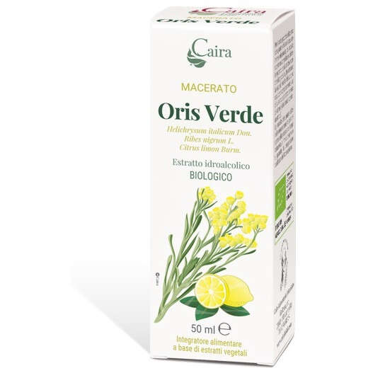 Macerato oris verde helichrysum italicum don. ribes nigrum l. citrus limon burm. - Caira oris verde macerato idroalcolico gocce 50 ml
