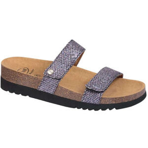 Scholl's - Lusaka glittext-w violet bioprint freetime microfibra microfibra eva f 35 collezione ss20