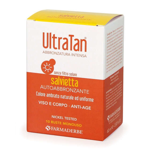Farmaderbe - Ultra tan salviette autoabbronzanti 10 buste