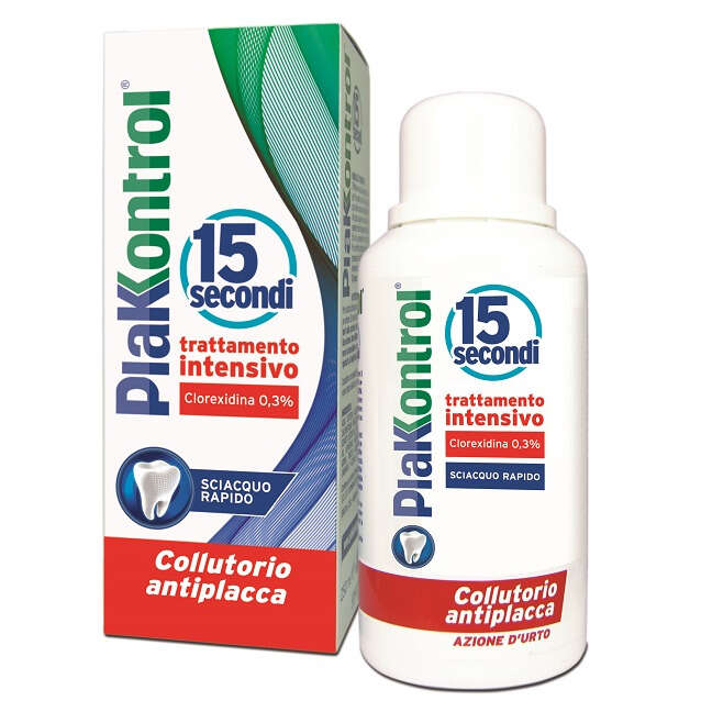 Plakkontrol - 15 secondi collutorio 250 ml