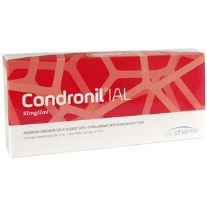 Condronil - Siringa intra-articolare  ial acido ialuronico 1,6% 2 ml