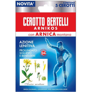 Dr bertelli - Bertelli cerotto arnikos con arnica montana 5 pezzi