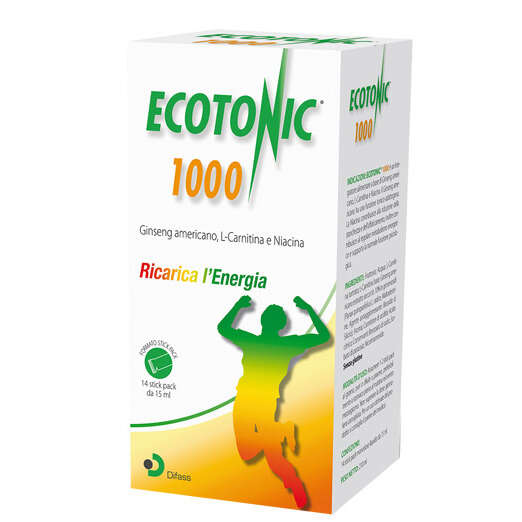 Difass - Ecotonic 1000 14 stick pack 15 ml