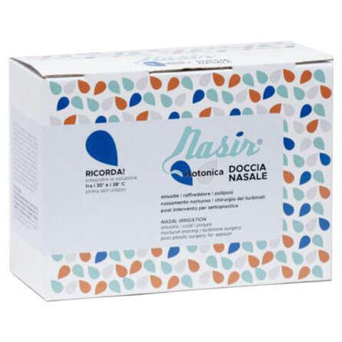 Nasir - Doccia nasale con soluzione fisiologica isotonica 10 sacche 250 ml + 1 blister