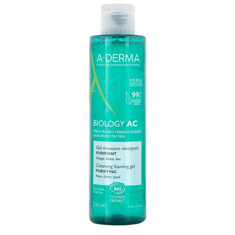 A-derma - Aderma biology ac gel detergente schiumogeno purificante 200 ml