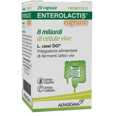 Enterolactis - 20 capsule 8 miliardi di cellule vive