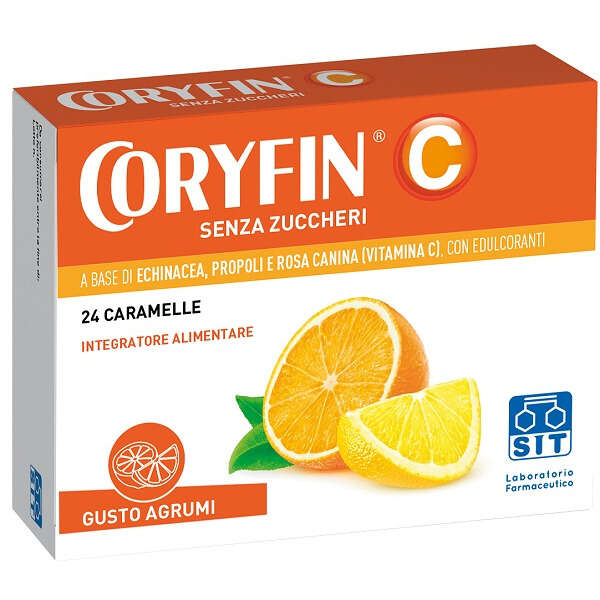 Coryfin - C senza zucchero agrumi 48 g