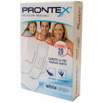 Prontex - Cerotto  white strips in tessuto non tessuto bianco sterile 3 formati 20 pezzi