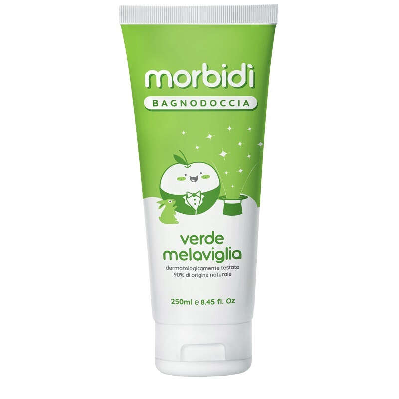 Morbidì verde melaviglia - Morbidi' bagnodoccia verde melaviglia 250 ml